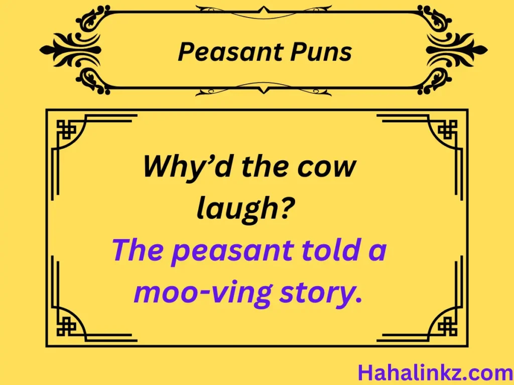 Peasant Puns