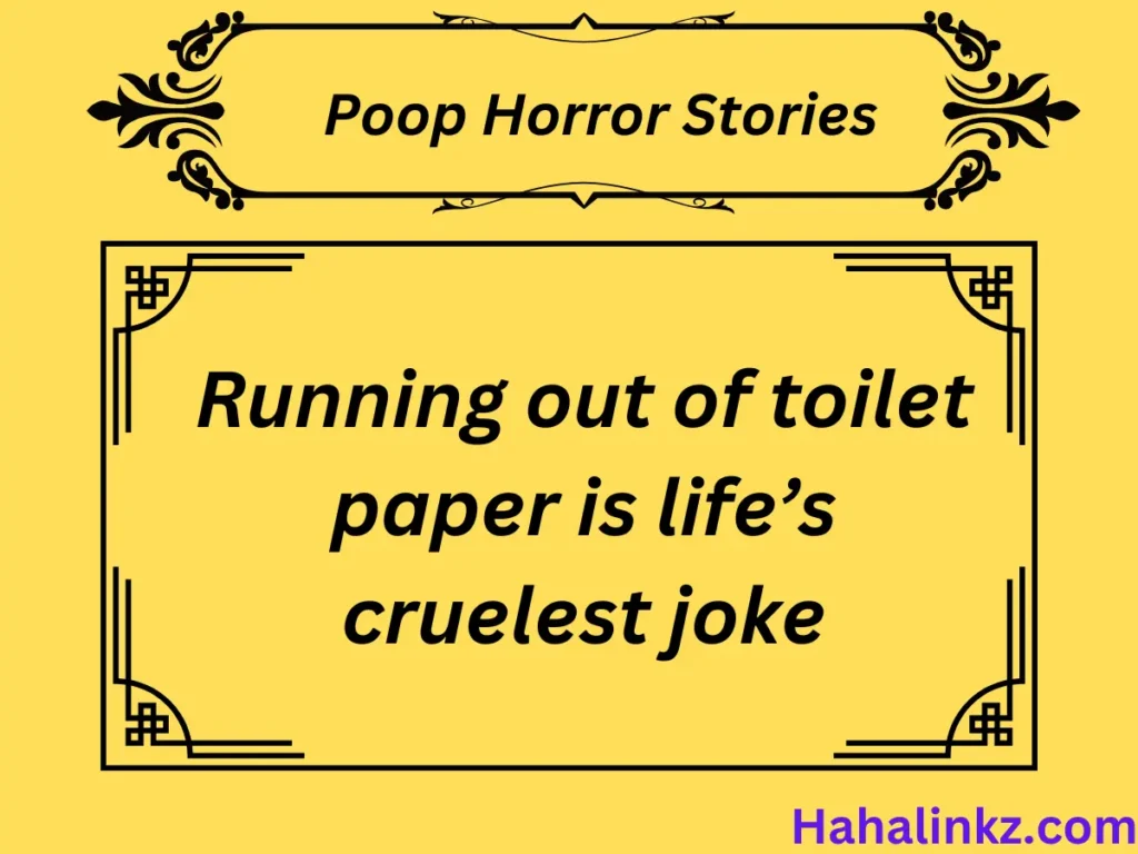 Poop Horror Stories