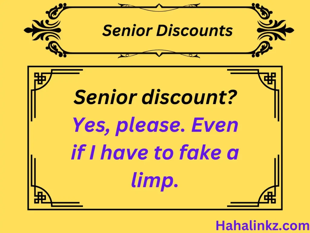 Senior Discounts 