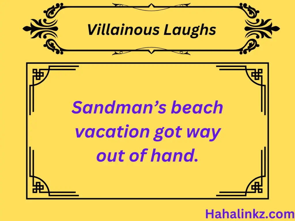 Villainous Laughs