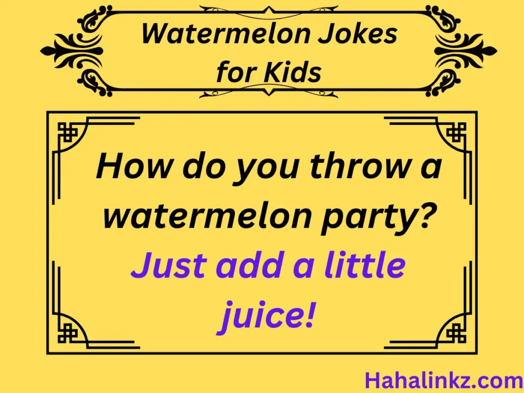 Watermelon Jokes for Kids