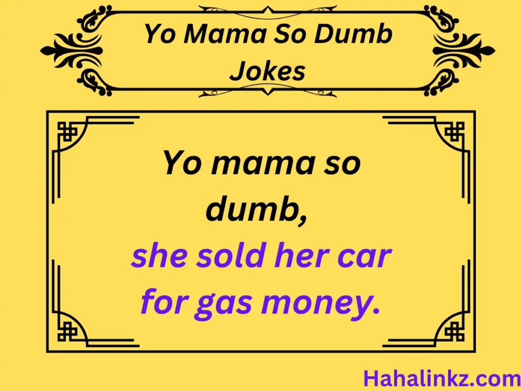 Yo Mama So Dumb Jokes