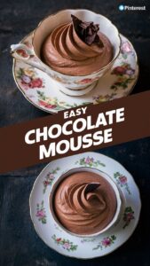 Read more about the article Easy Chocolate Mousse: A Decadent Treat in Just 3 Simple Steps