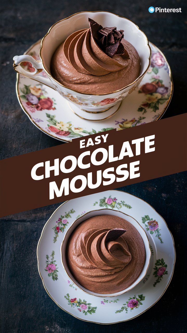 Read more about the article Easy Chocolate Mousse: A Decadent Treat in Just 3 Simple Steps