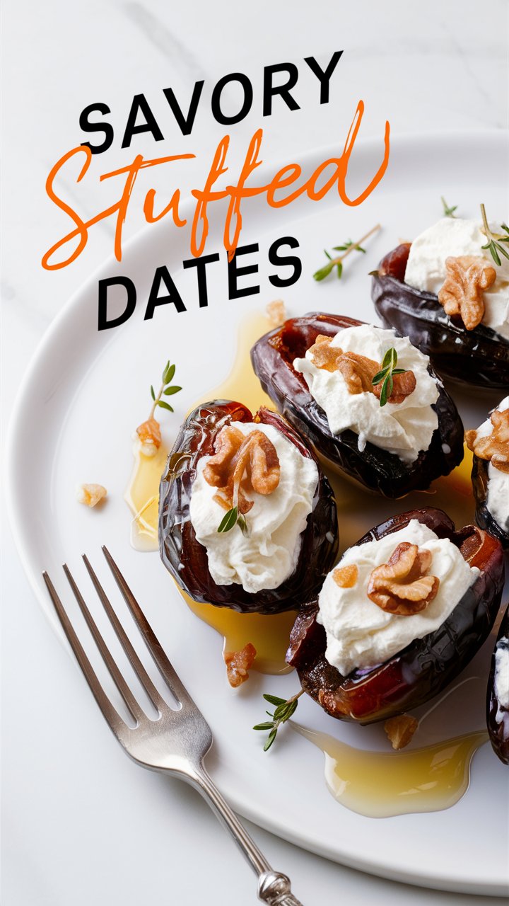 You are currently viewing Savory Stuffed Dates: A Perfect Sweet & Savory Appetizer