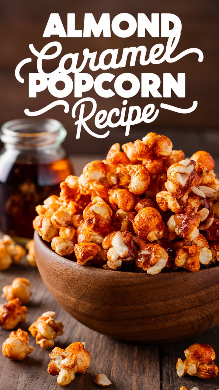 You are currently viewing Almond Caramel Popcorn Recipe – Sweet, Crunchy, and Irresistible