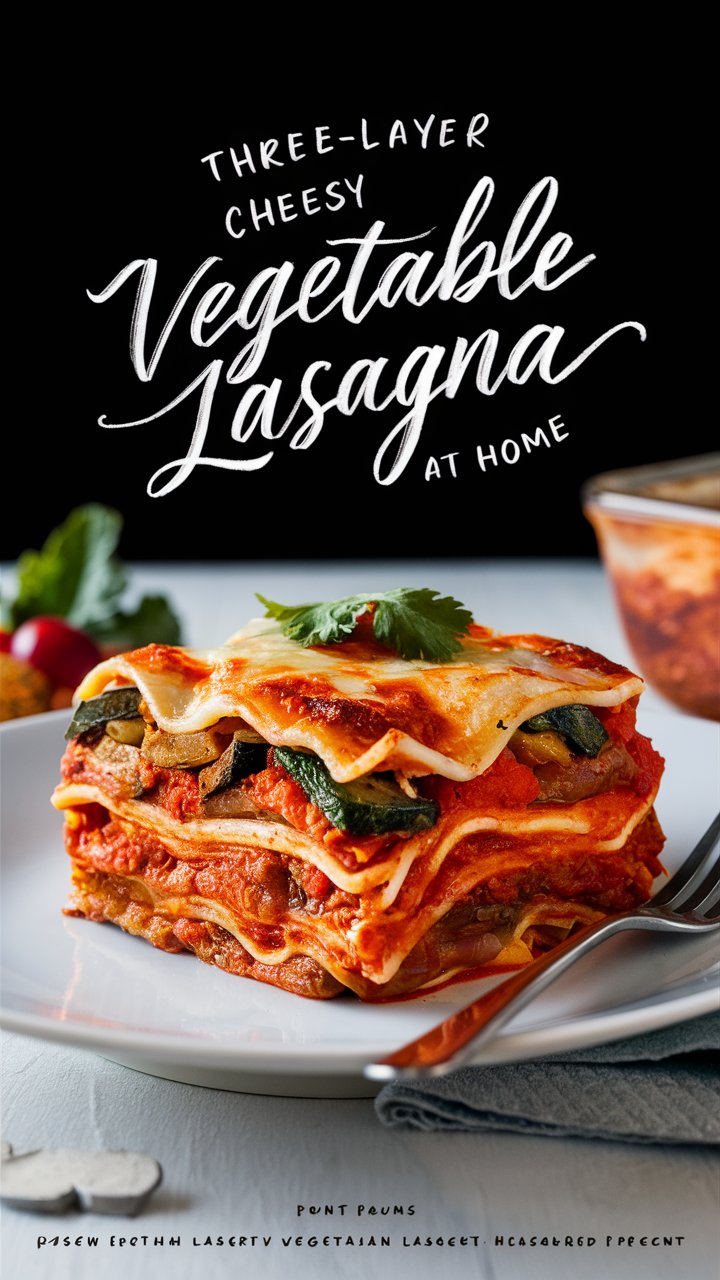The Ultimate Guide to Making Three-Layer Cheesy Vegetable Lasagna at Home