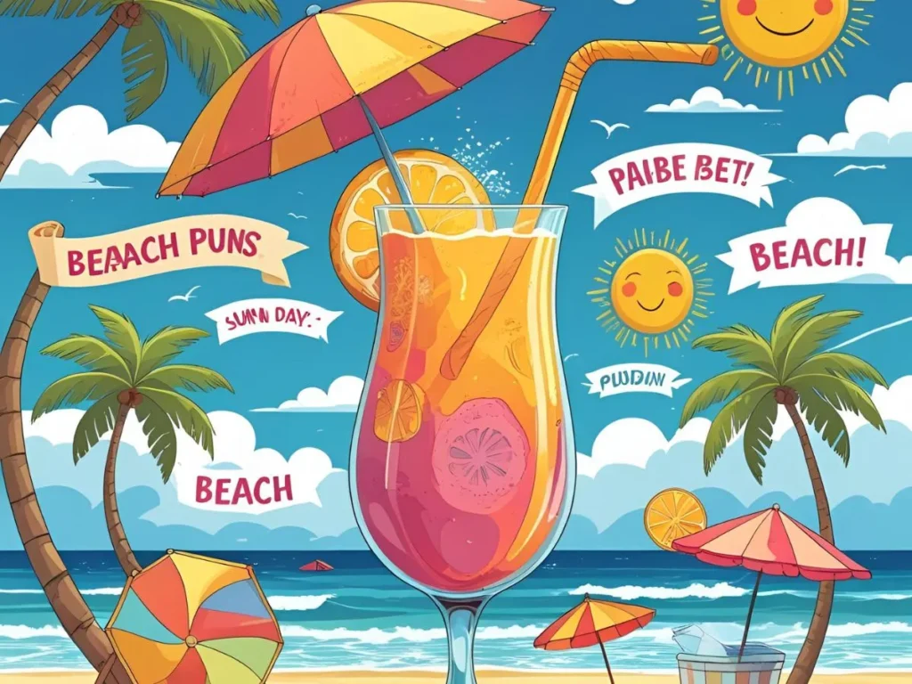 Beach Puns Captions