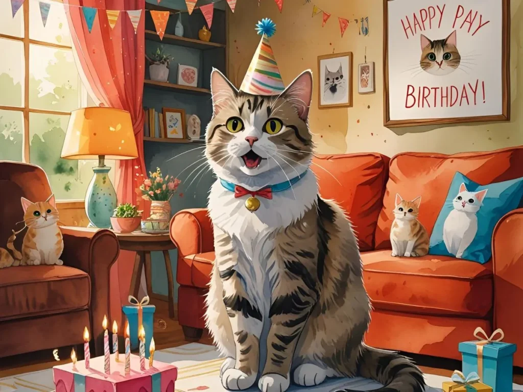Cat Puns Birthday
