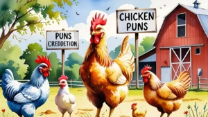 Read more about the article 460+ Trending Chicken Puns (Flirty, Funny)