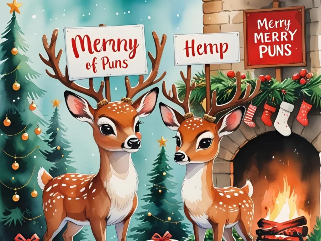 Christmas Deer Puns