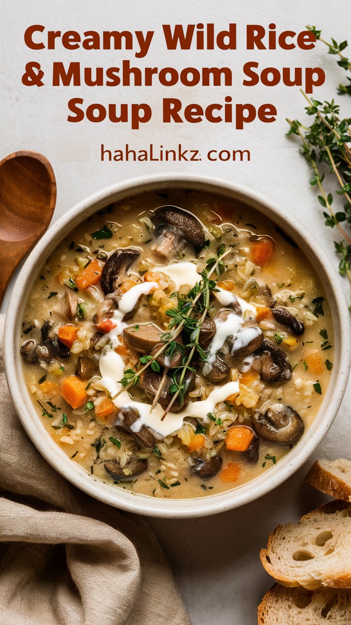 Read more about the article Wild Rice and Morel Mushroom Soup: A Bowl of Earthy Elegance and Comfort 2025
