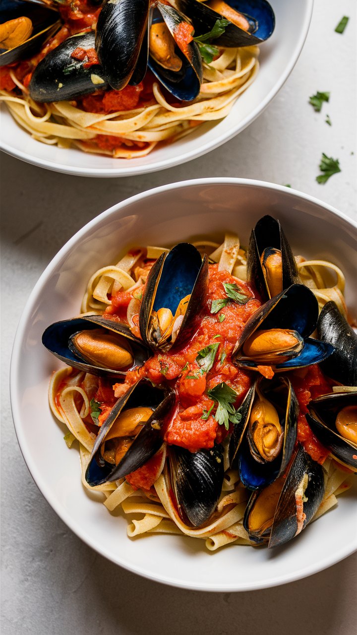 Read more about the article Linguine with Mussels: The Ultimate Italian Coastal Pasta Experience 2025