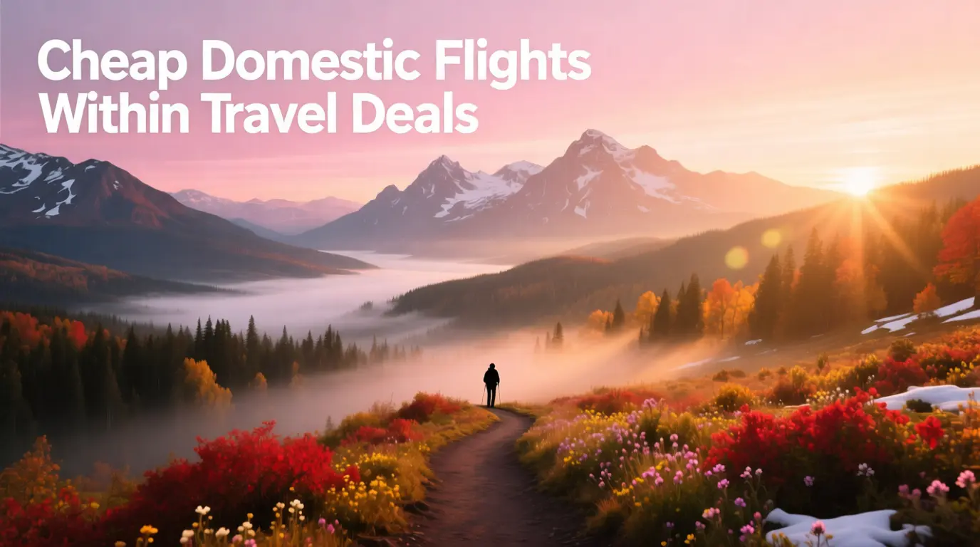 Read more about the article Cheap Domestic Flights Within Travel Deals